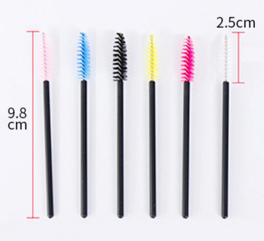 Mascara Brush 50 pcs/bag - many COLORS