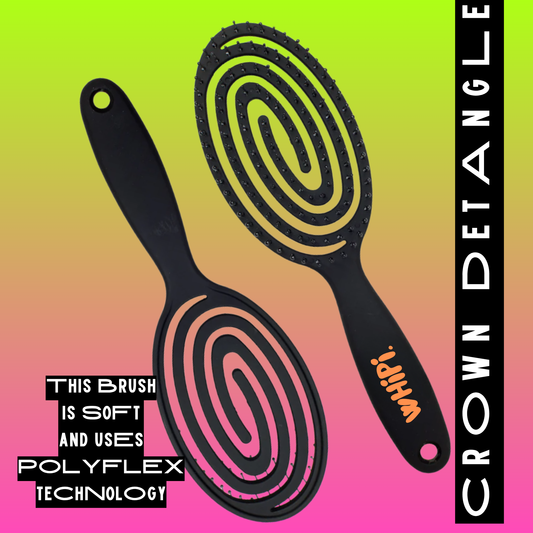 Detangle- Crown Detangle Brush Black