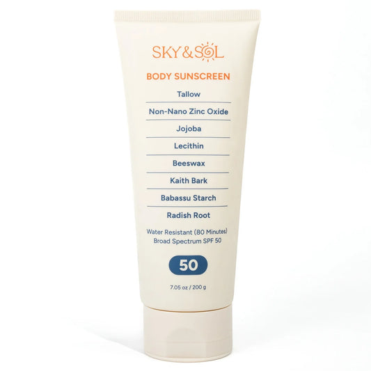 XL Sky and Sol Body Sunscreen SPF 50 (7.05 oz) - Midnight Petal