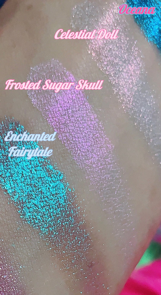 FROSTED SUGAR Unicorn SKULL Pressed Duochrome