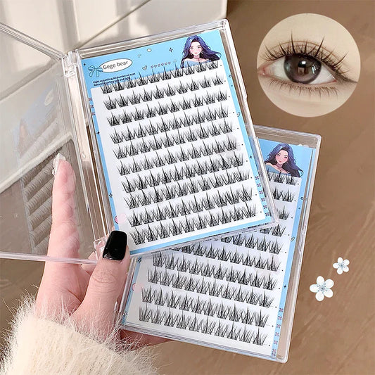 Gege Bear Glue-Free DIY False Eyelashes | Long, Thick & Natural Solar System Lashes