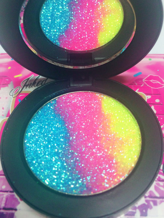 *TROPICAL SLUSHY !* Iridescent Glitter Pressed Single!
