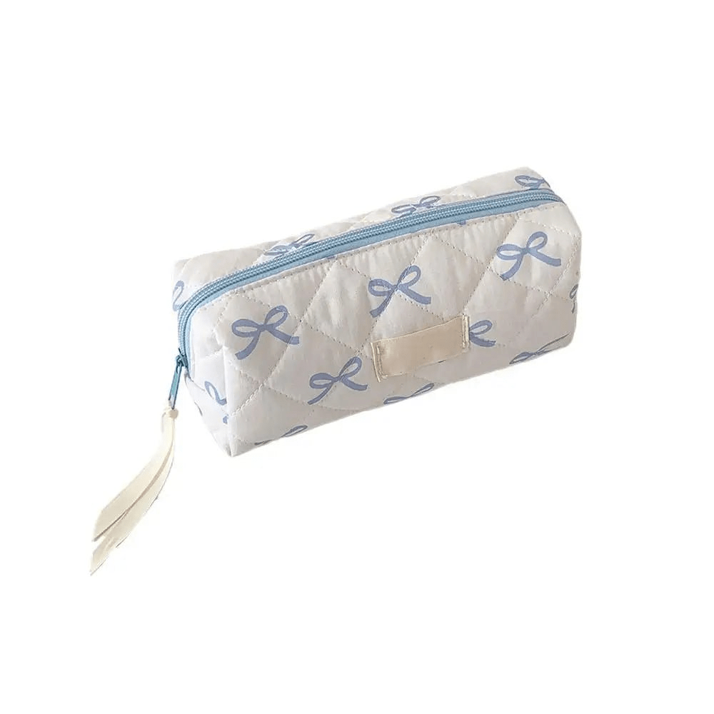 Plush Large Capacity Pencil Case | Cute Aesthetic Stationery Pouch and Cosmetic Organizer