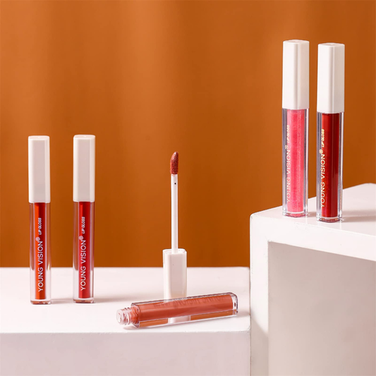 Velvet Matte Waterproof Lip Gloss Set - Midnight Petal