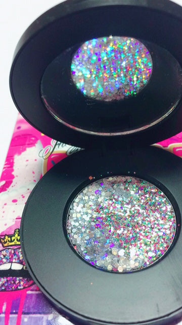 "CRYSTAL CHANDELIER !" Duo Chrome Metallic Pressed Glitter!