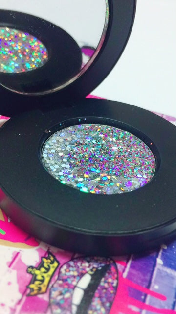 "CRYSTAL CHANDELIER !" Duo Chrome Metallic Pressed Glitter!