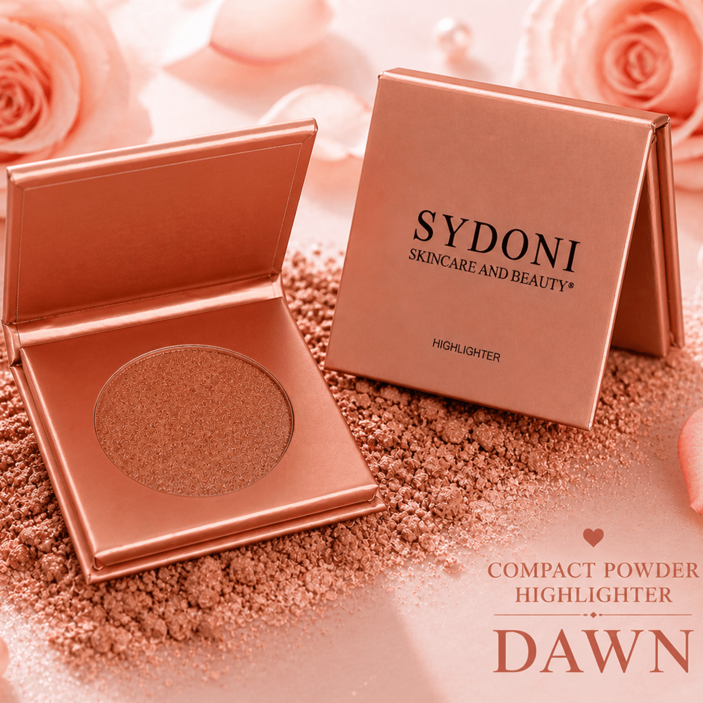 SYDONI HIGHLIGHTER POWDER-SINGLE PALETTE Net. Wt. 0.04kg