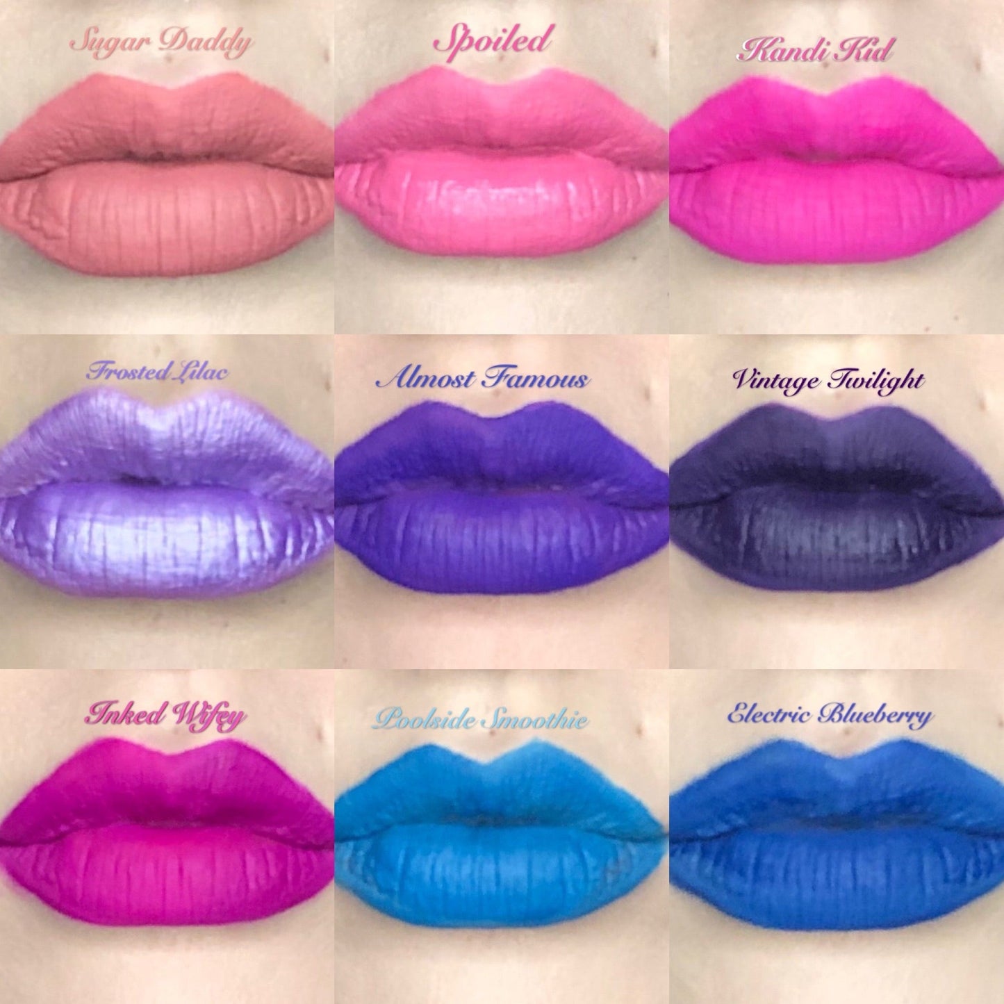 The "PURPLES!!" DOLLICIOUS MATTE Vegan Liquid Lipstick