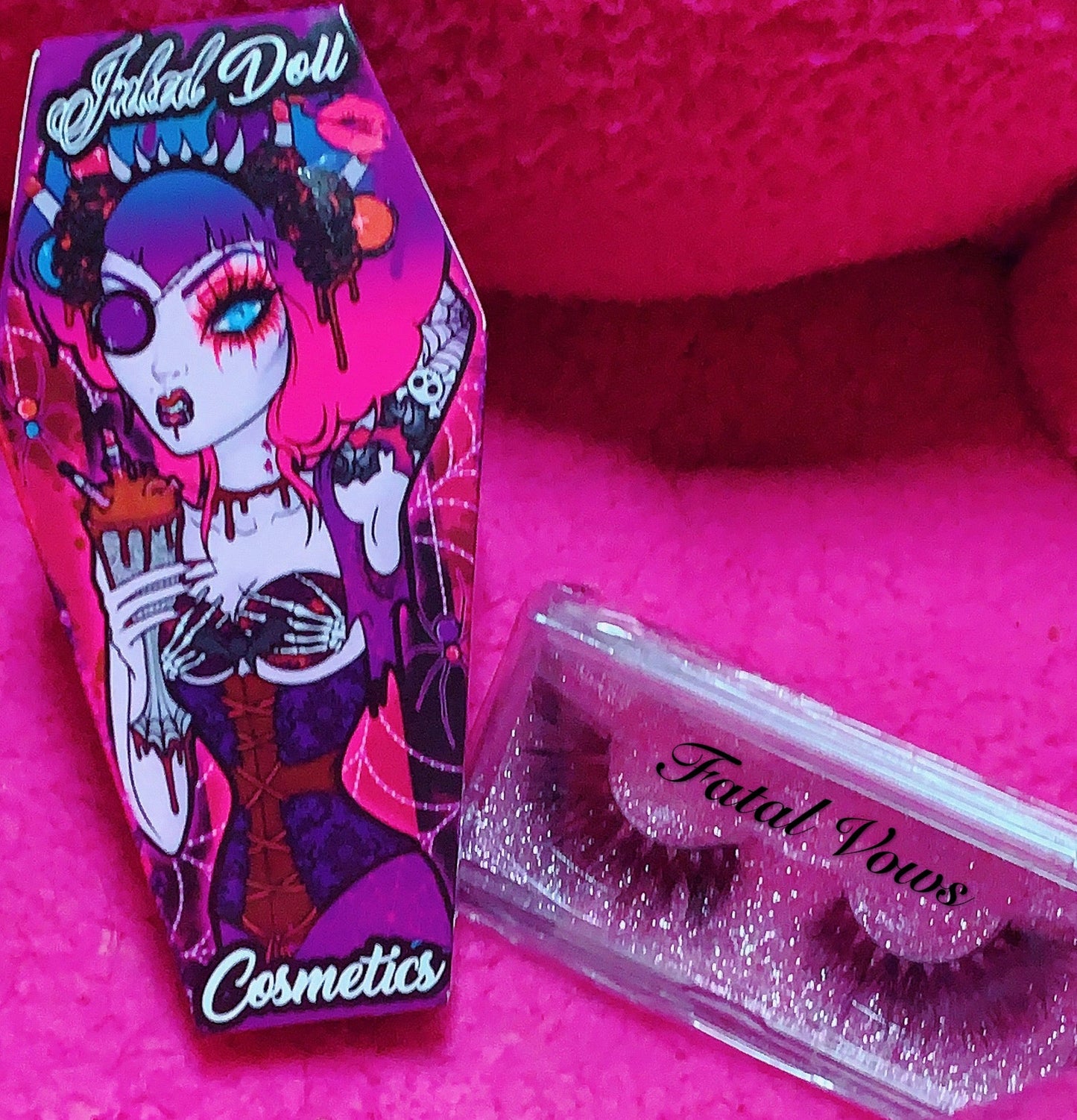 "FATAL VOWS!" 3D DreamDoll Lashes *Coffin Case*