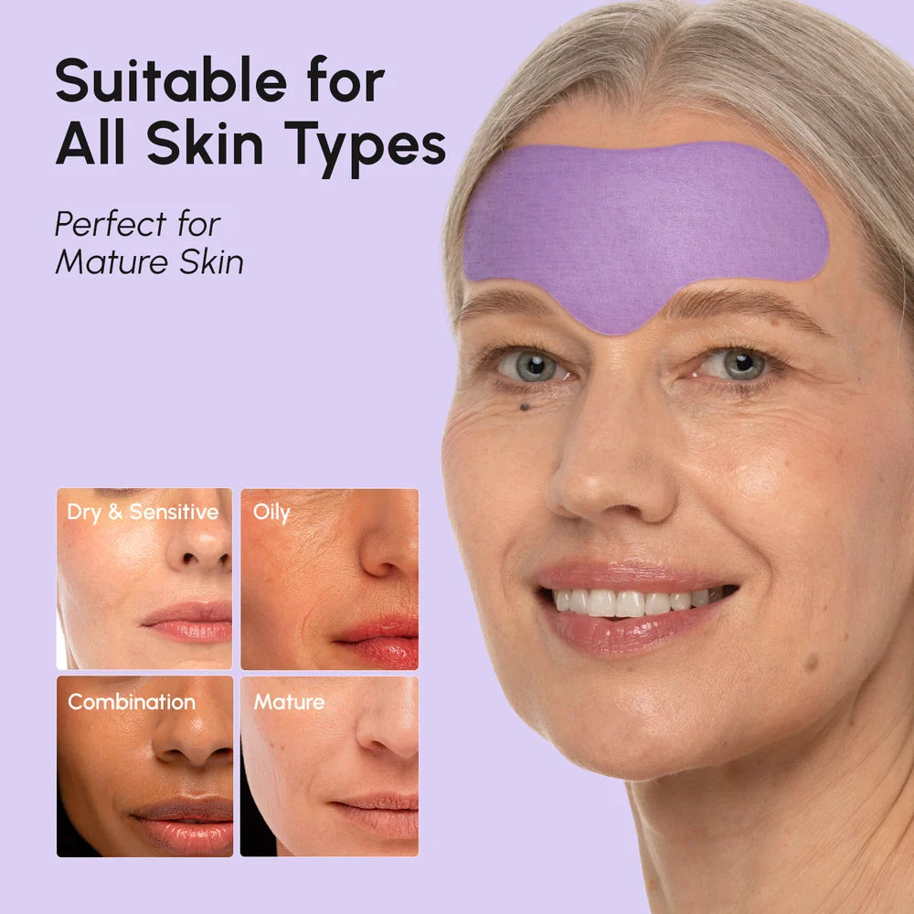 Anti-Wrinkle Forehead Patches - Midnight Petal
