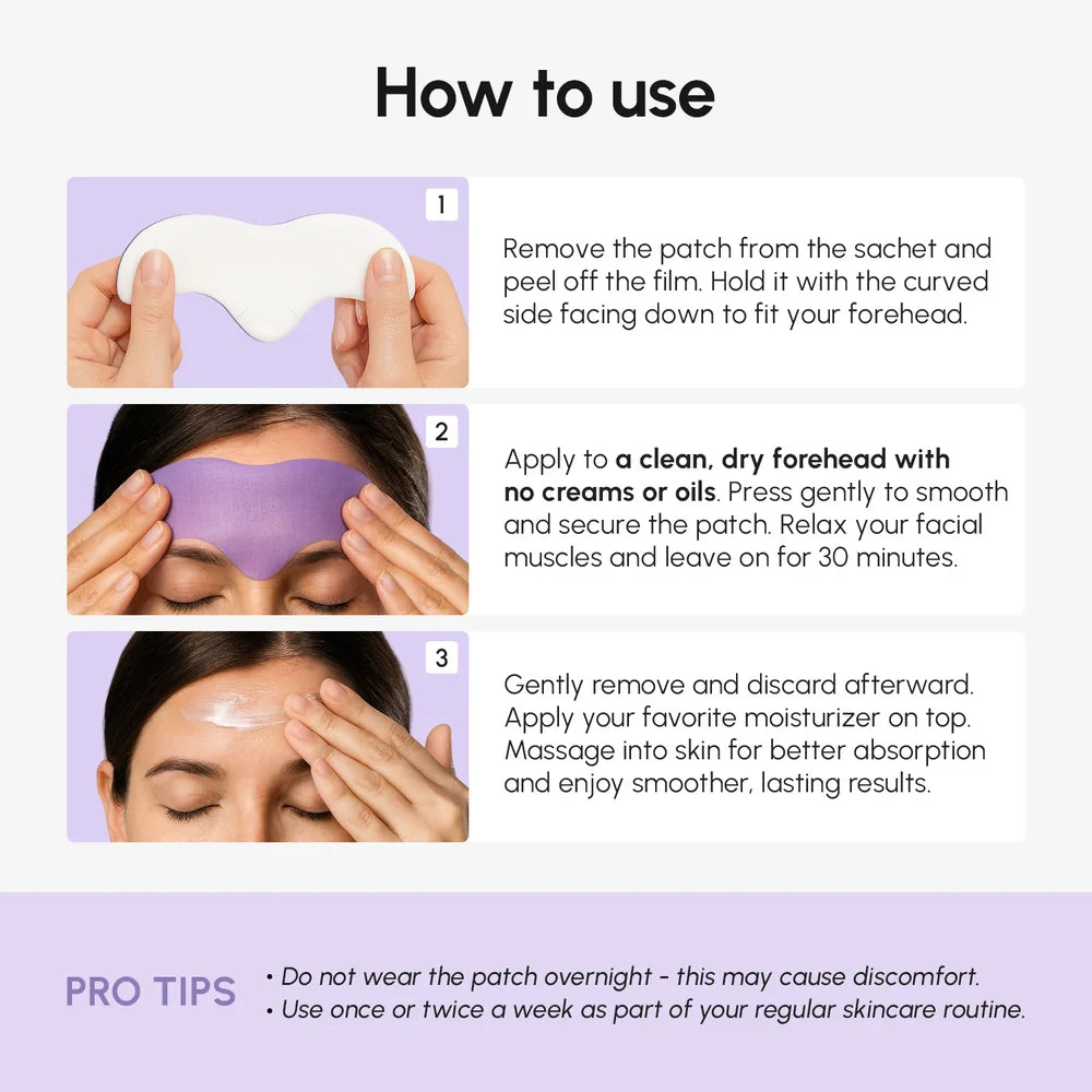 Anti-Wrinkle Forehead Patches - Midnight Petal