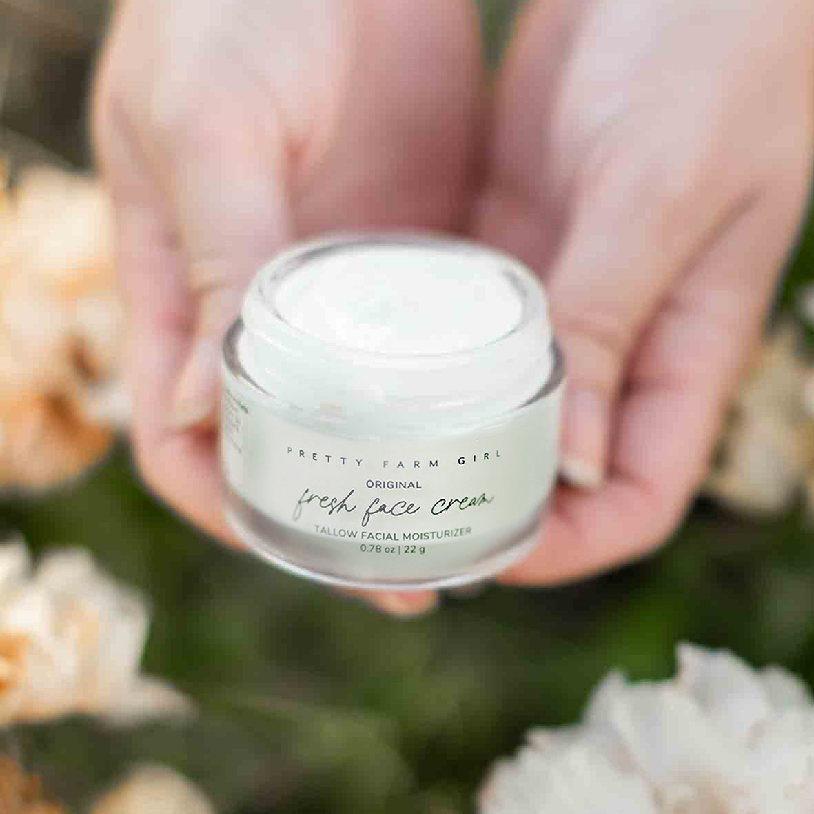 Fresh Face Cream Anti-Aging Tallow Moisturizer - Midnight Petal