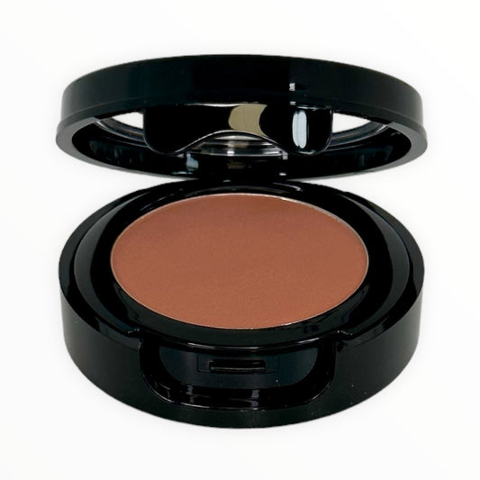 SYDONI GINGER POWDER BLUSH – Golden Red-Brown, Buildable, Blendable, Flattering on All Skin Tones .5g/1oz.