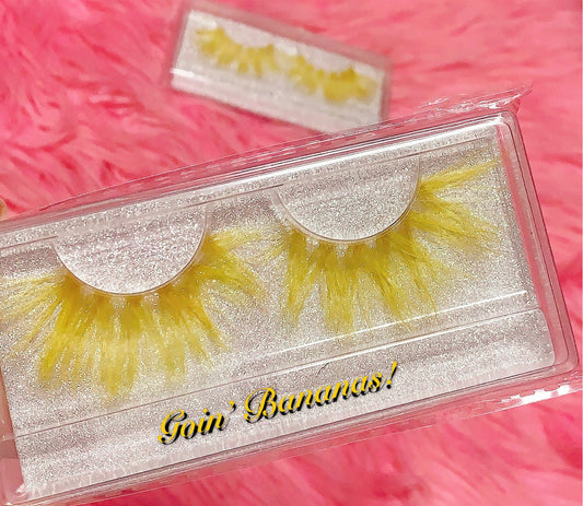 *GOIN' BANANAS!* (Yellow) DreamDoll Color Lashes !