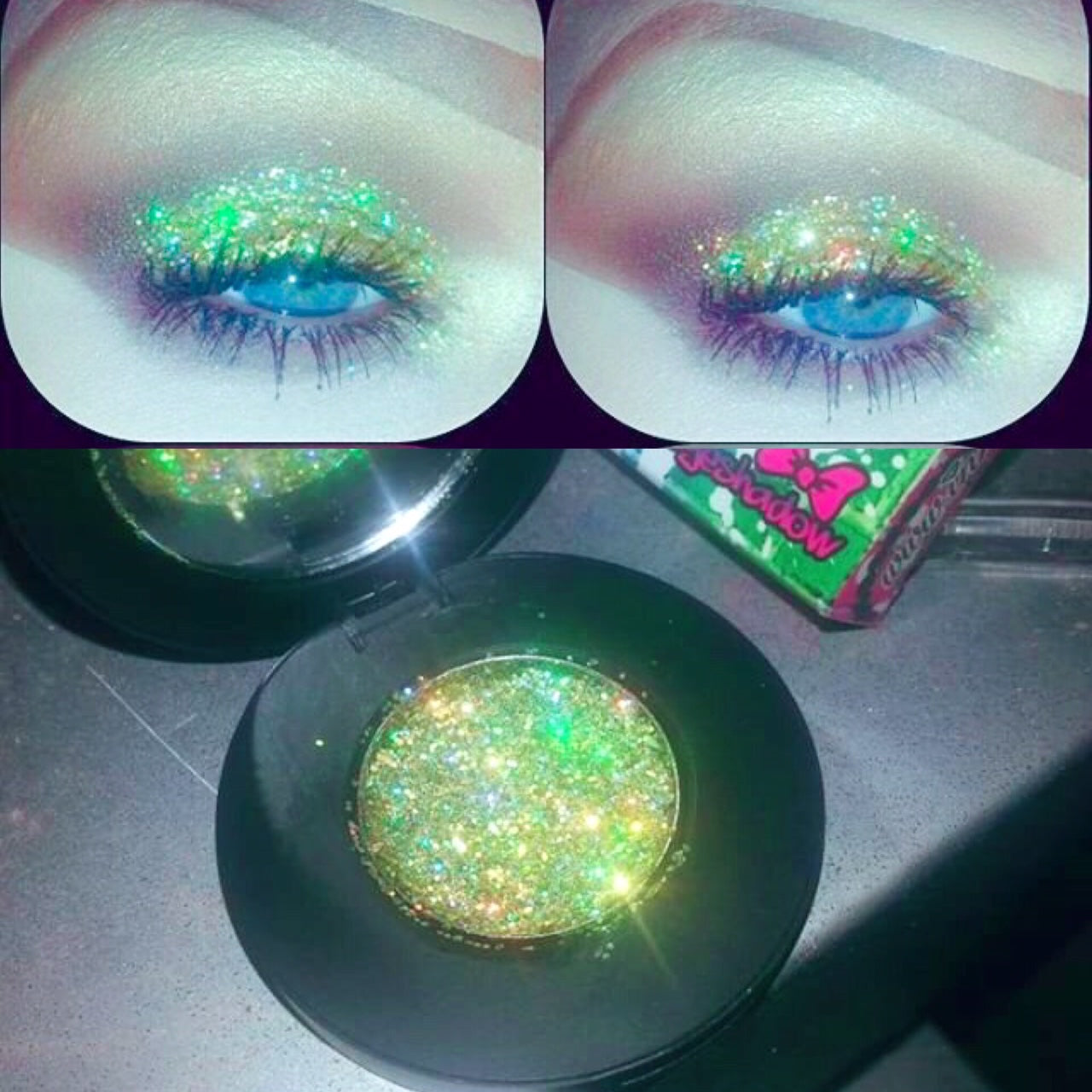 "GOLD CHROME!" Single Pressed Glitter Palette