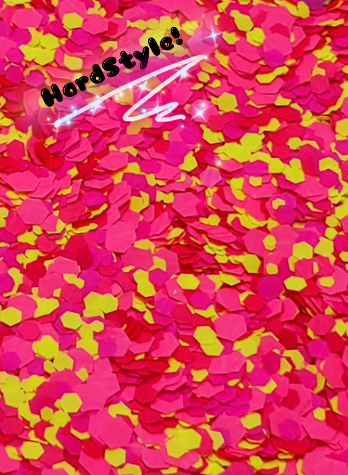 "HARDSTYLE" *UV/BlackLight* FESTIVAL FUNFETTI