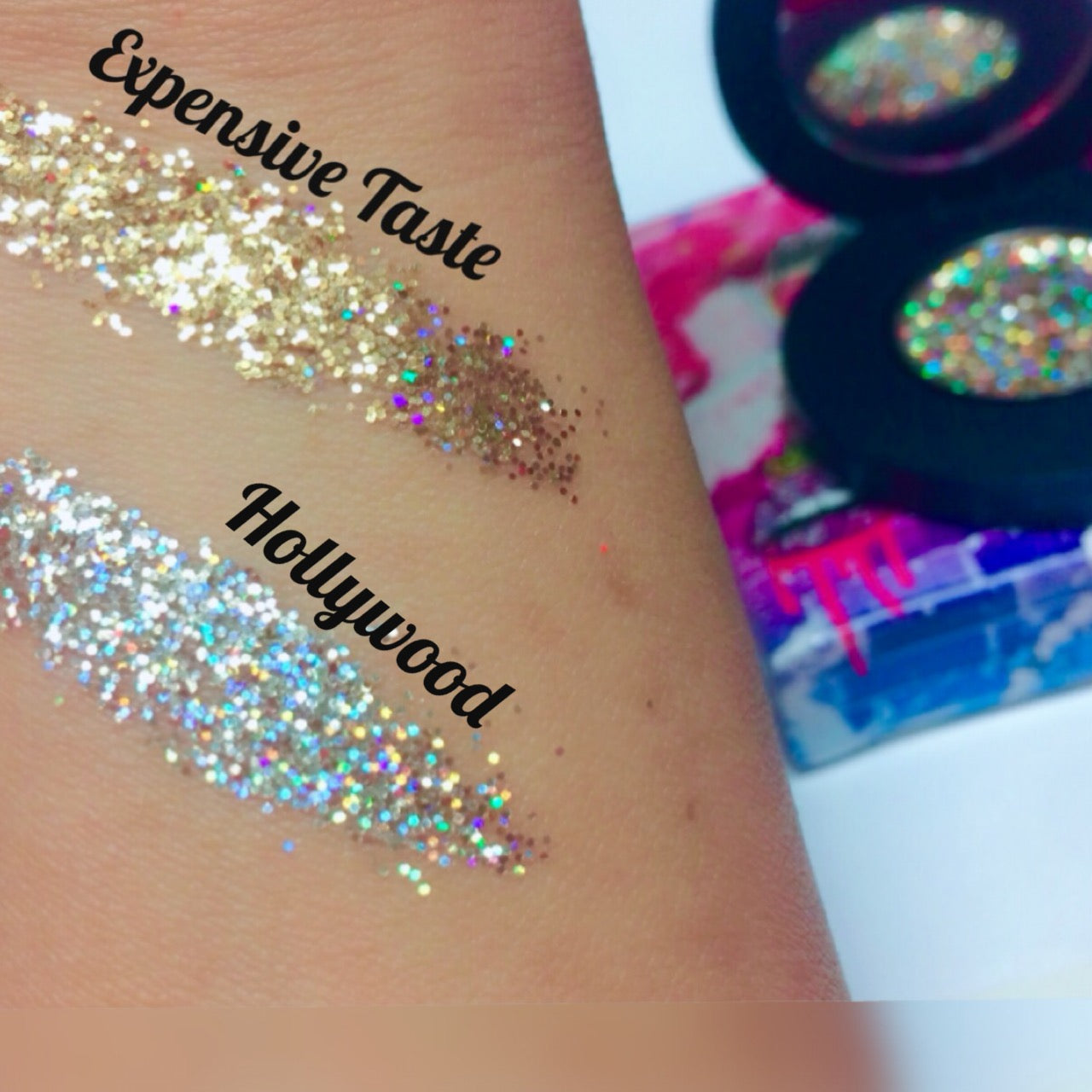 "HOLLYWOOD!" Single Pressed Glitter Palette