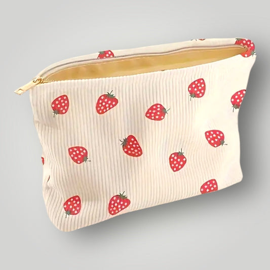 Strawberries Makeup Bag