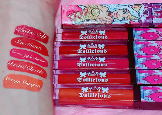 THE "REDS!!" DOLLICIOUS MATTE VEGAN LIQUID LIPSTICK