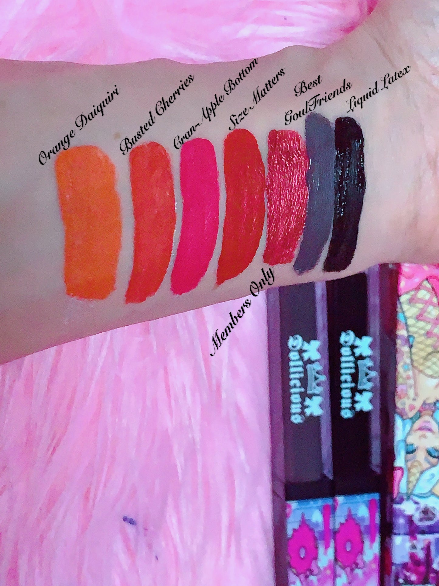 THE "REDS!!" DOLLICIOUS MATTE VEGAN LIQUID LIPSTICK