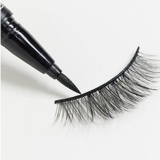 SYDONI LIQUID EYELINER & LASH GLUE IN ONE | Precision Liner + Strong Hold Net. Wt. 0.7 ml