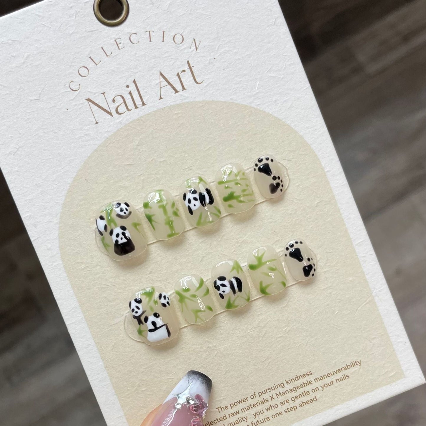 0938- Handmade press on nails fake nails removable