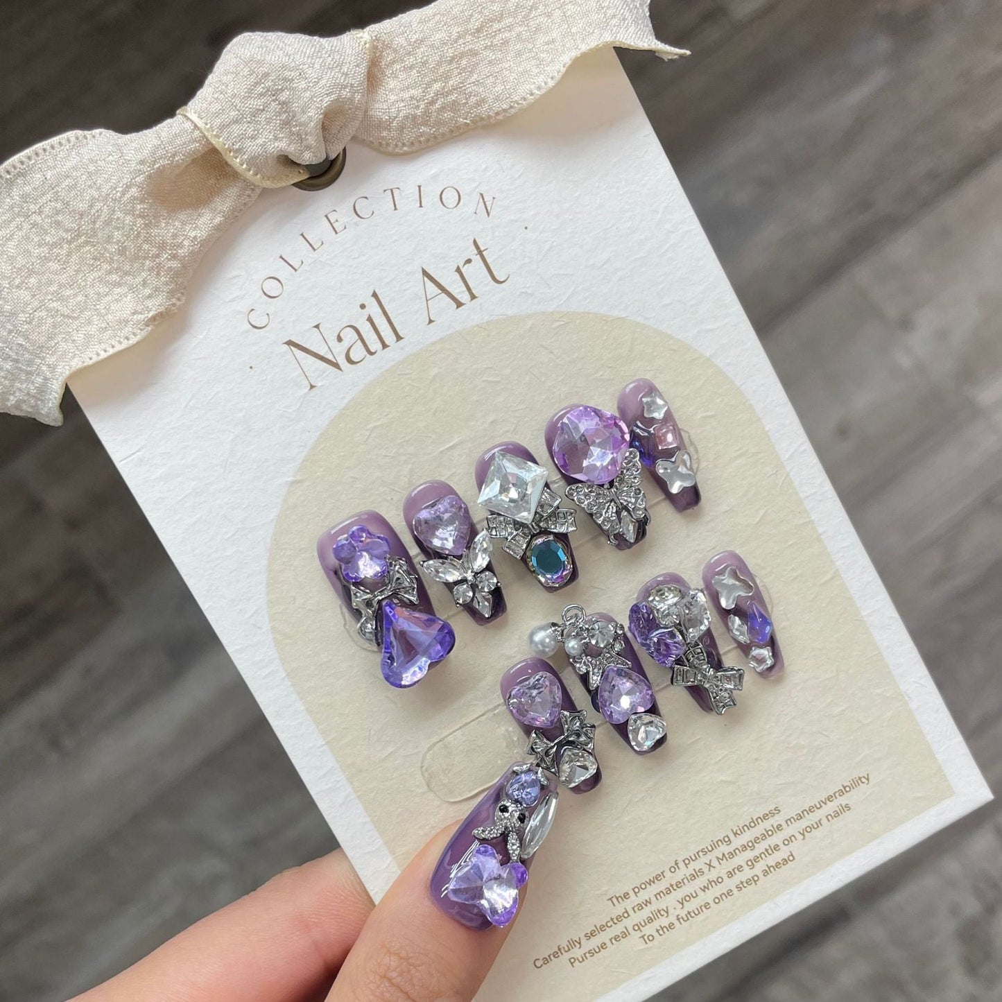 0938- Handmade press on nails fake nails removable