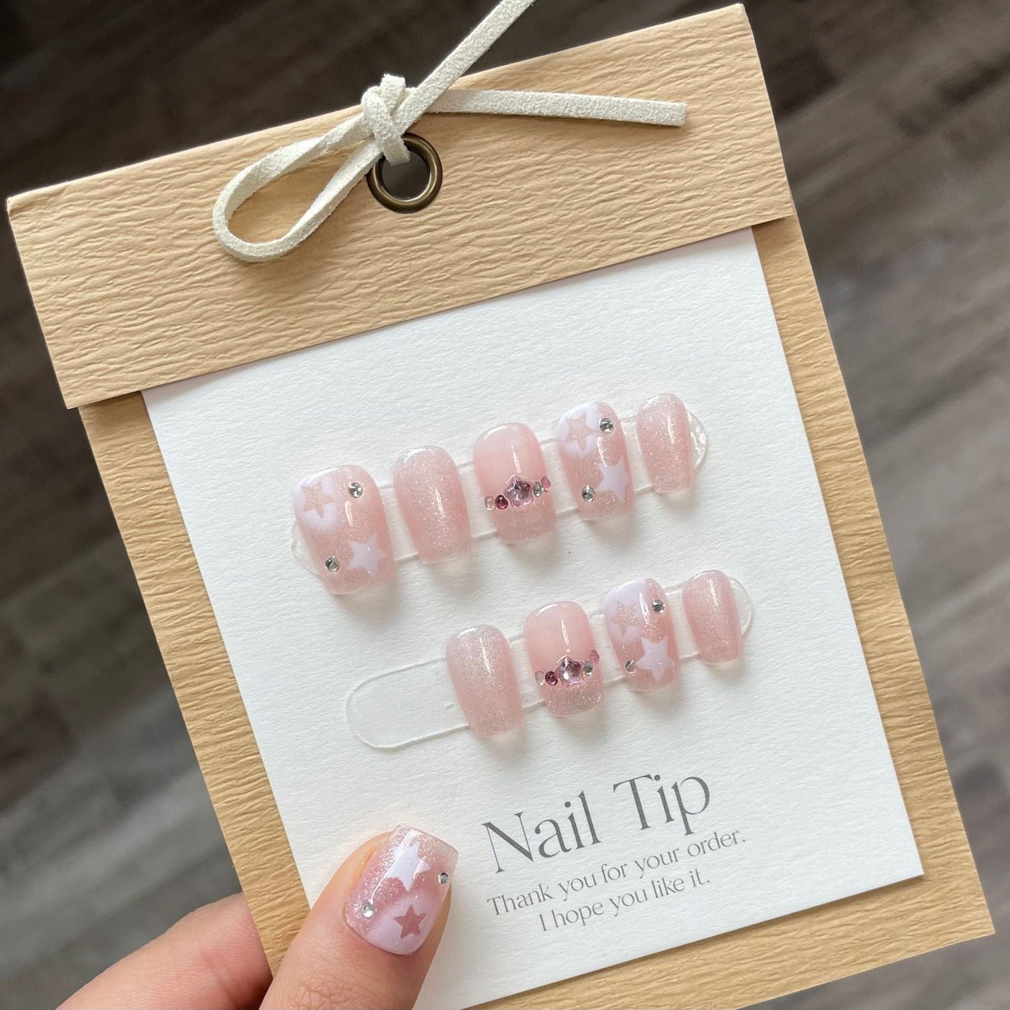 0938- Handmade press on nails fake nails removable