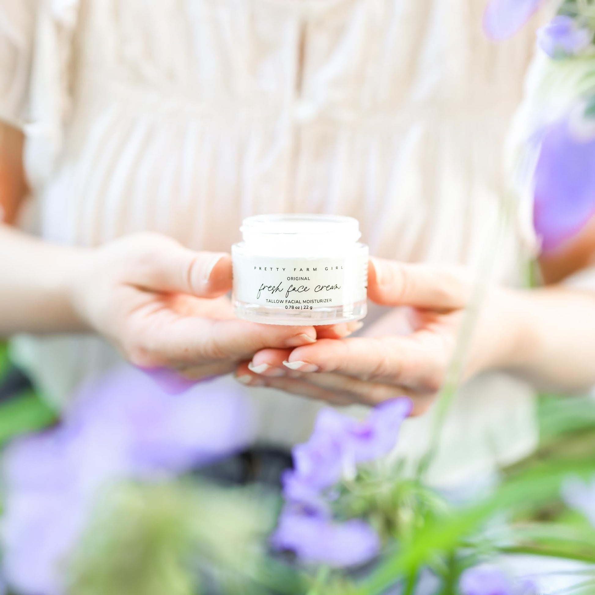 Fresh Face Cream Anti-Aging Tallow Moisturizer - Midnight Petal