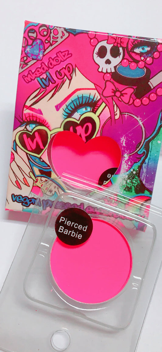 *UV* PIERCED BARBIE (Barbie Pink) Pressed Eyeshadow Single