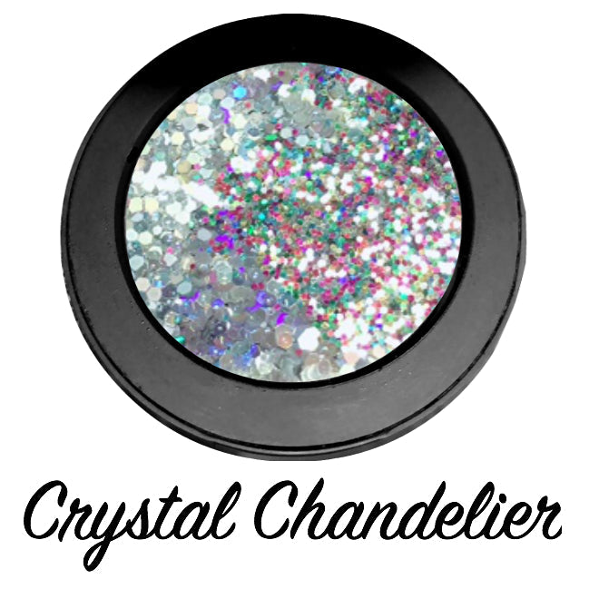 "CRYSTAL CHANDELIER !" Duo Chrome Metallic Pressed Glitter!