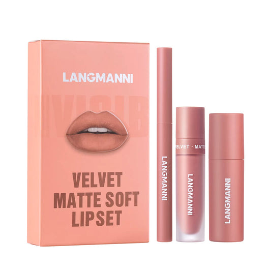 3 in 1 Matte Velvet Lip set