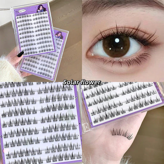 Gege Bear Glue-Free DIY False Eyelashes | Long, Thick & Natural Solar System Lashes