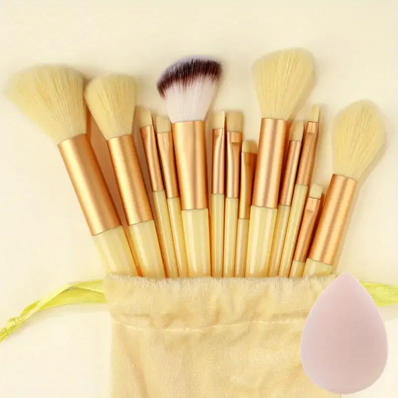Professional 13-Piece Makeup Brush Set | Complete Cosmetic Tool Kit