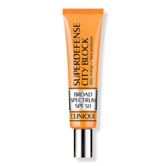 Clinique Superdefense City Block Broad Spectrum SPF 50 Daily Energy + Face Protector 1.35 OZ