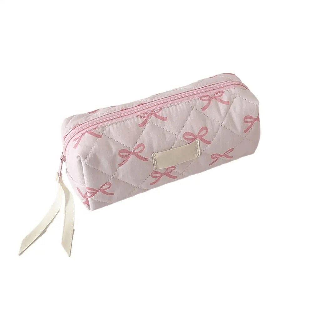 Plush Large Capacity Pencil Case | Cute Aesthetic Stationery Pouch and Cosmetic Organizer